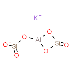 ChemSpider 2D Image | Potassium [silicato(2-)-kappaO][silicato(2-)-kappa~2~O,O']aluminate(1-) | AlKO6Si2
