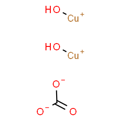 ChemSpider 2D Image | Bis[hydroxycopper(1+)] carbonate | CH2Cu2O5