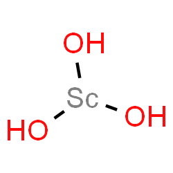 ChemSpider 2D Image | Scandium trihydroxide | H3O3Sc