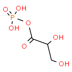ChemSpider 2D Image | Glyceroyl dihydrogen phosphate | C3H7O7P