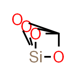 ChemSpider 2D Image | 2,4,5,6-Tetraoxa-1-silatricyclo[1.1.1.1~1,3~]hexane | CO4Si