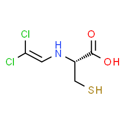 ChemSpider 2D Image | N-(2,2-Dichlorovinyl)-L-cysteine | C5H7Cl2NO2S