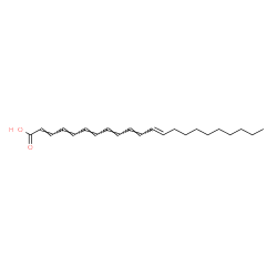 ChemSpider 2D Image | (2E,4E,6E,8E,10E,12E)-2,4,6,8,10,12-Docosahexaenoic acid | C22H32O2