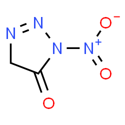 ChemSpider 2D Image | 3-Nitro-3,5-dihydro-4H-1,2,3-triazol-4-one | C2H2N4O3