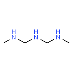 ChemSpider 2D Image | N-Methyl-N'-[(methylamino)methyl]methanediamine | C4H13N3