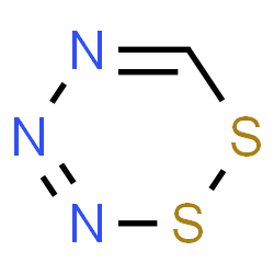 ChemSpider 2D Image | 1,2,3,4,5-Dithiatriazine | CHN3S2