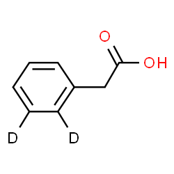 ChemSpider 2D Image | (2,3-~2~H_2_)Phenylacetic acid | C8H6D2O2