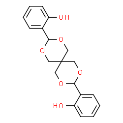 ChemSpider 2D Image | 2,2'-(2,4,8,10-Tetraoxaspiro[5.5]undecane-3,9-diyl)diphenol | C19H20O6