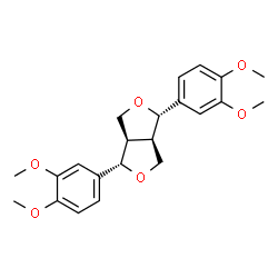 ChemSpider 2D Image | (+)-Eudesmin | C22H26O6