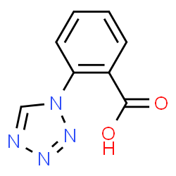 ChemSpider 2D Image | 2-Tetrazol-1-yl-benzoic acid | C8H6N4O2