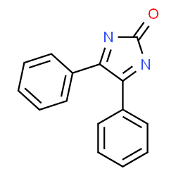 ChemSpider 2D Image | 4,5-Diphenyl-2H-imidazol-2-one | C15H10N2O