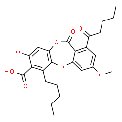 ChemSpider 2D Image | Lobaric acid | C25H28O8