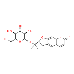 ChemSpider 2D Image | Nodakenin | C20H24O9