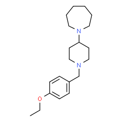 ChemSpider 2D Image | 1-[1-(4-Ethoxybenzyl)-4-piperidinyl]azepane | C20H32N2O