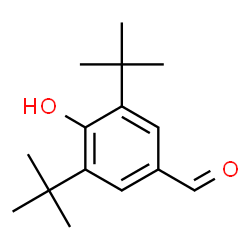 ChemSpider 2D Image | 3,5-ditert-butyl-4-hydroxybenzaldehyde | C15H22O2