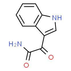 ChemSpider 2D Image | 3-Indoleglyoxamide | C10H8N2O2