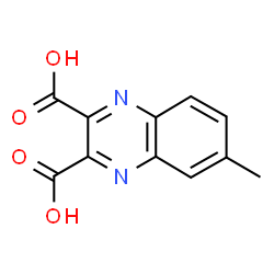 ChemSpider 2D Image | 6-Methyl-2,3-quinoxalinedicarboxylic acid | C11H8N2O4