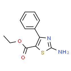 ChemSpider 2D Image | Ethyl 2-Amino-4-phenylthiazole-5-carboxylate | C12H12N2O2S