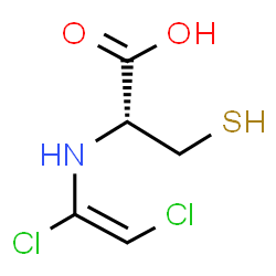 ChemSpider 2D Image | N-[(E)-1,2-Dichlorovinyl]-L-cysteine | C5H7Cl2NO2S