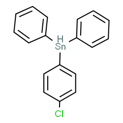 ChemSpider 2D Image | (4-Chlorophenyl)(diphenyl)stannane | C18H15ClSn