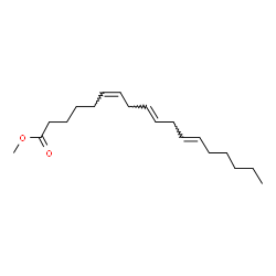 ChemSpider 2D Image | Methyl (6Z,9E,12E)-6,9,12-octadecatrienoate | C19H32O2