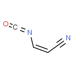 ChemSpider 2D Image | (2Z)-3-Isocyanatoacrylonitrile | C4H2N2O