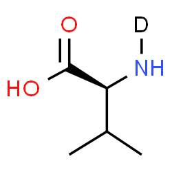 ChemSpider 2D Image | L-(N-~2~H_1_)Valine | C5H10DNO2