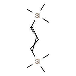 ChemSpider 2D Image | (1E)-1-Propene-1,3-diylbis(trimethylsilane) | C9H22Si2