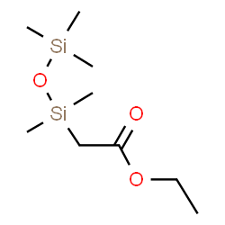 ChemSpider 2D Image | Ethyl (pentamethyldisiloxanyl)acetate | C9H22O3Si2