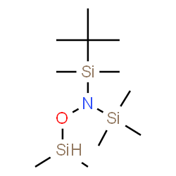 ChemSpider 2D Image | N-[Dimethyl(2-methyl-2-propanyl)silyl]-N-[(dimethylsilyl)oxy]-1,1,1-trimethylsilanamine | C11H31NOSi3