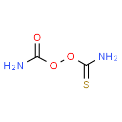 ChemSpider 2D Image | Amino(carbamoylperoxy)thioxomethane | C2H4N2O3S