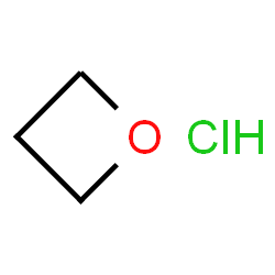 ChemSpider 2D Image | Oxetane hydrochloride (1:1) | C3H7ClO