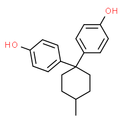 ChemSpider 2D Image | 4,4'-(4-Methyl-1,1-cyclohexanediyl)diphenol | C19H22O2
