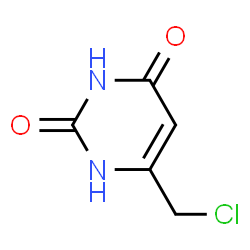 ChemSpider 2D Image | 6-(CHLOROMETHYL)URACIL | C5H5ClN2O2