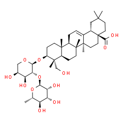 ChemSpider 2D Image | .alpha.-Hederin | C41H66O12