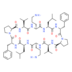 ChemSpider 2D Image | gramicidin s | C60H92N12O10