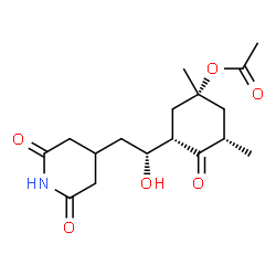 ChemSpider 2D Image | Acetoxycycloheximide | C17H25NO6