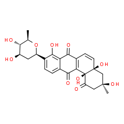 ChemSpider 2D Image | Aquayamycin | C25H26O10