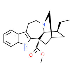 ChemSpider 2D Image | Methyl (2alpha)-ibogamine-18-carboxylate | C21H26N2O2
