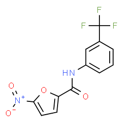 ChemSpider 2D Image | 5-Nitro-N-[3-(trifluoromethyl)phenyl]-2-furamide | C12H7F3N2O4