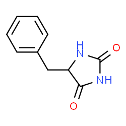 ChemSpider 2D Image | 5-Benzyl hydantoin | C10H10N2O2