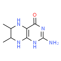 ChemSpider 2D Image | 6,7-Dimethyl-5,6,7,8-tetrahydropterin | C8H13N5O