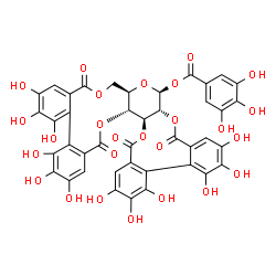ChemSpider 2D Image | Casuarictin | C41H28O26