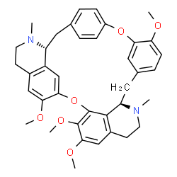 ChemSpider 2D Image | (-)-Tetrandrine | C38H42N2O6