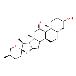 ChemSpider 2D Image | 11-Ketotigogenin | C27H42O4