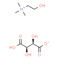 ChemSpider 2D Image | Choline Bitartrate | C9H19NO7