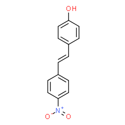 ChemSpider 2D Image | 4-hydroxy-4'-nitrostilbene | C14H11NO3