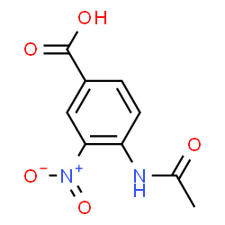 ChemSpider 2D Image | 4-Acetamido-3-nitrobenzoic acid | C9H8N2O5