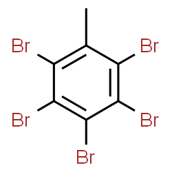 ChemSpider 2D Image | Pentabromotoluene | C7H3Br5