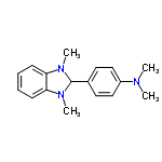 InChI=1/C17H21N3/c1-18(2)14-11-9-13(10-12-14)17-19(3)15-7-5-6-8-16(15)20(17)4/h5-12,17H,1-4H3